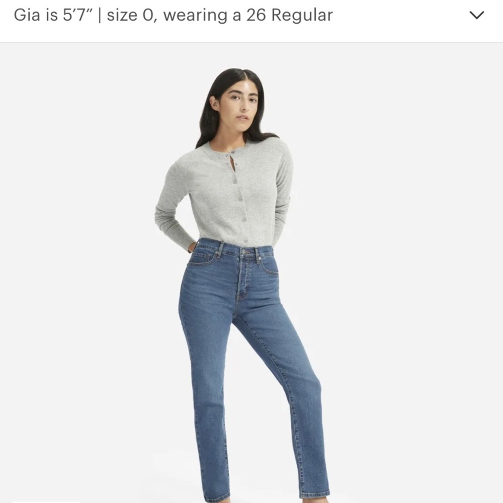 Everlane Cigarette Jeans